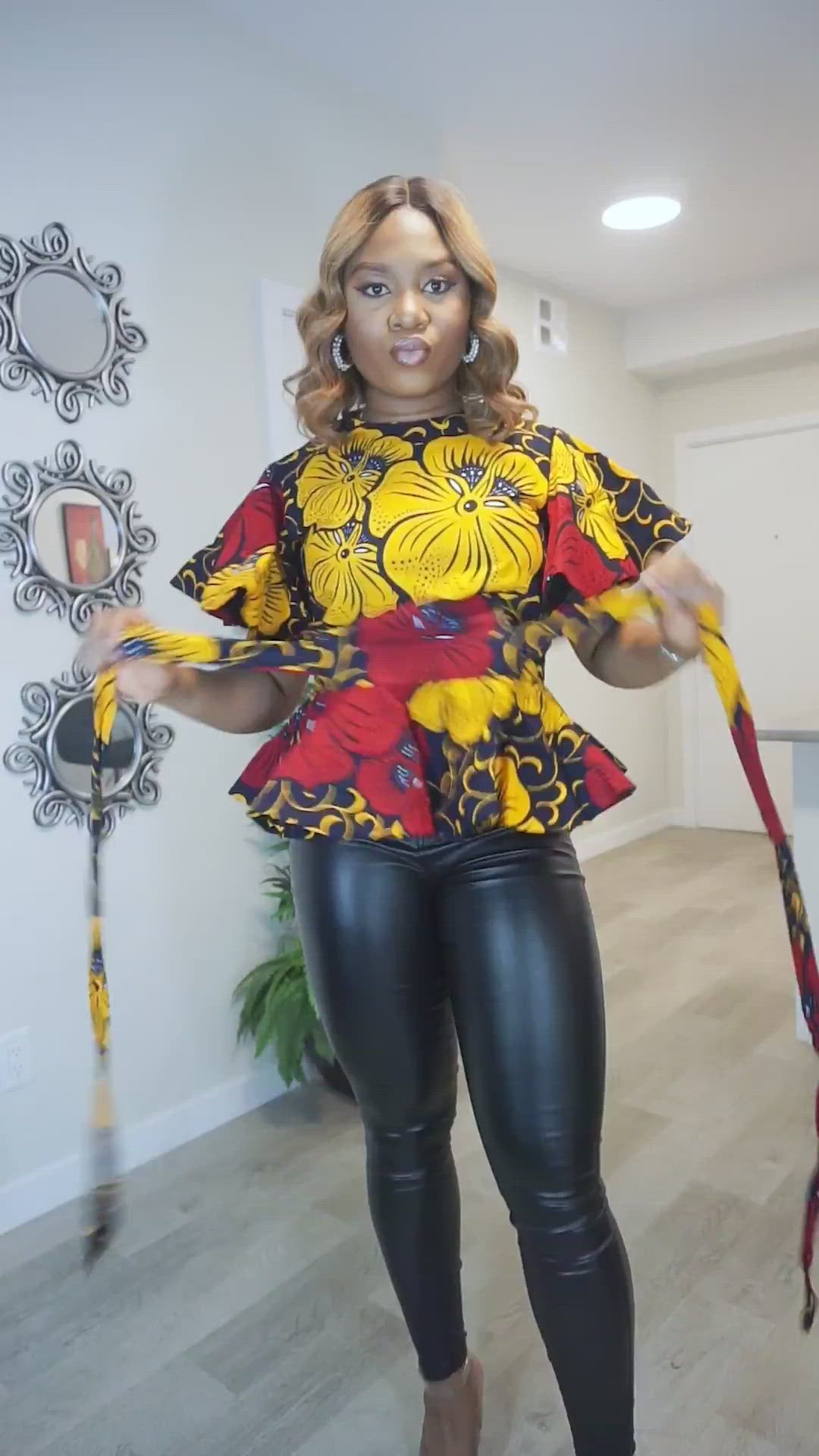 YEWANDE Peplum Blouse