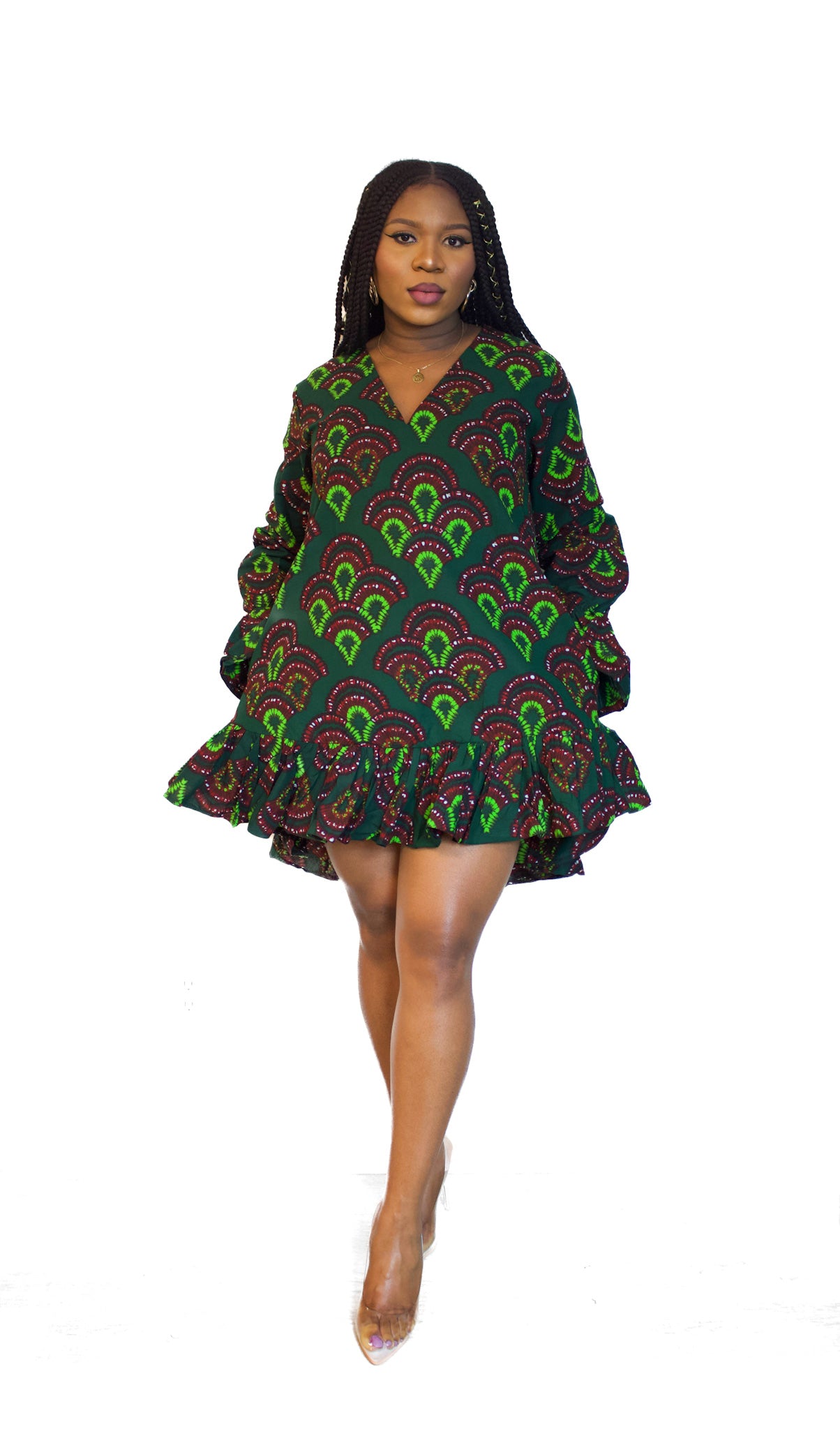 GOGO Hi-Low Mini Dress KARAMILE GOGO Hi-Low Mini Dress KARAMILE