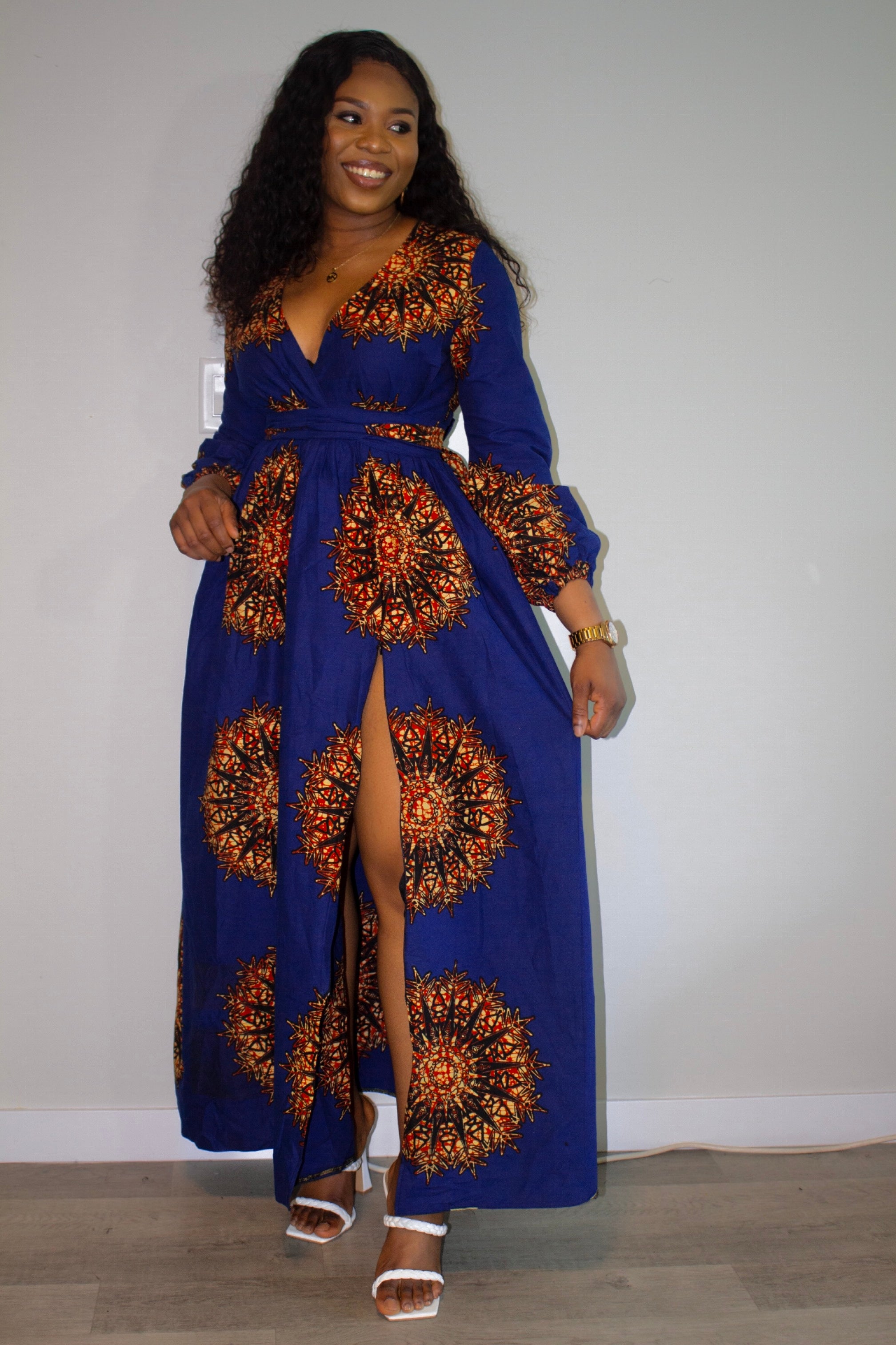 BOMA Long Sleeve Maxi Dress