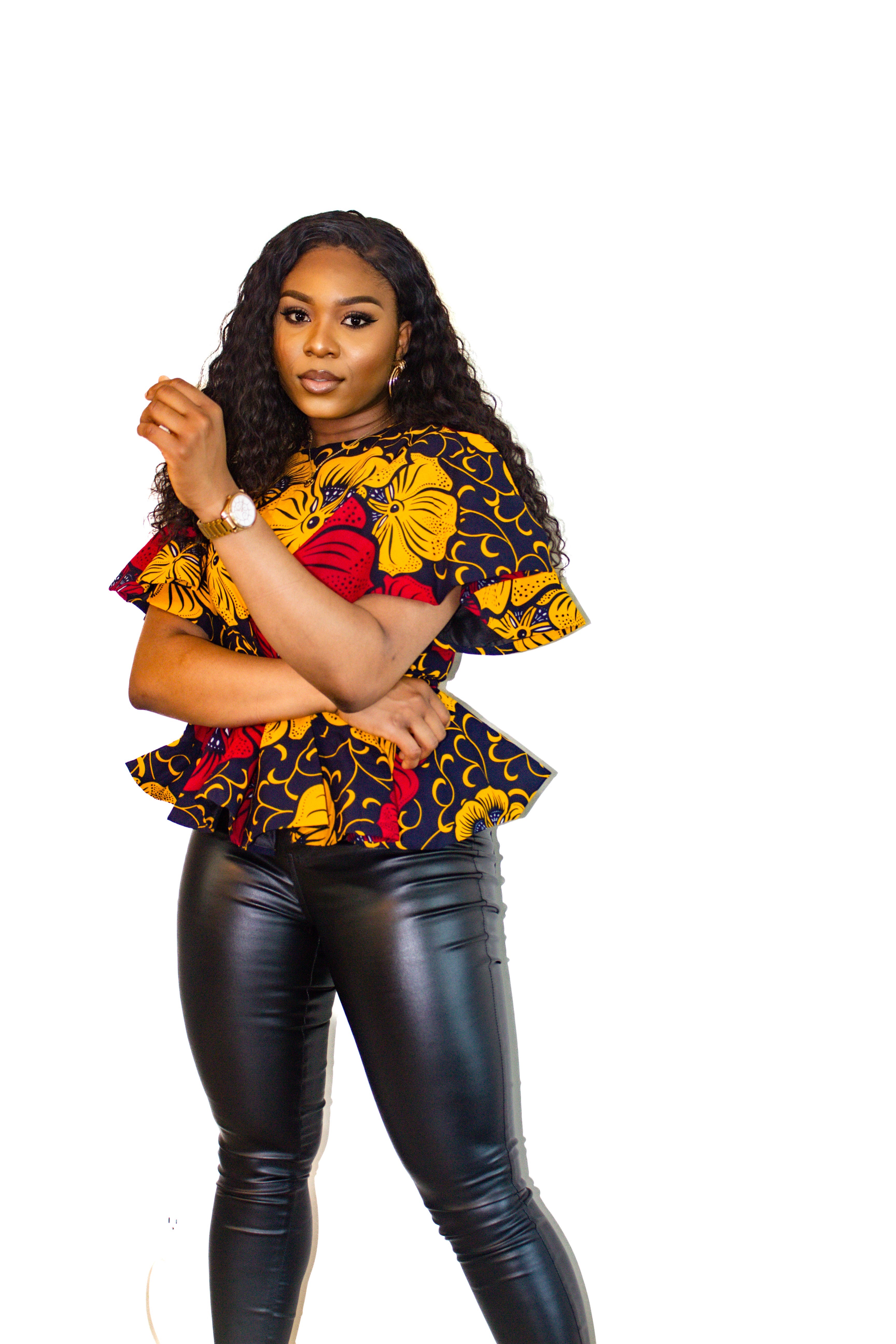 YEWANDE Peplum Blouse