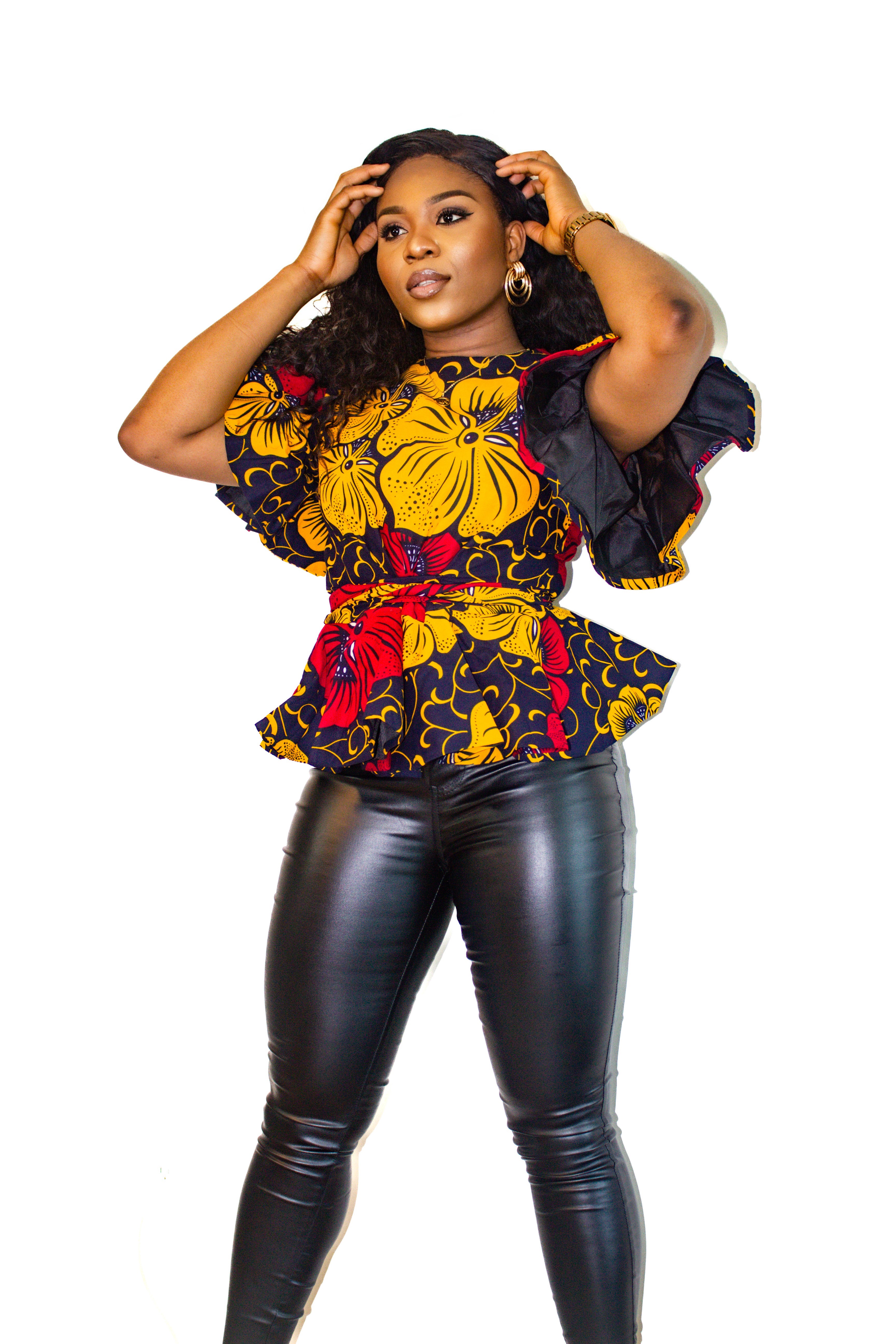 YEWANDE Peplum Blouse